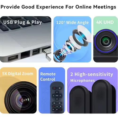 Tenveo TEVO-VA300B *ของแท้ประกัน 2ปี* 4K EPTZ Conference Camera, 120', กล้องประชุมออนไลน์