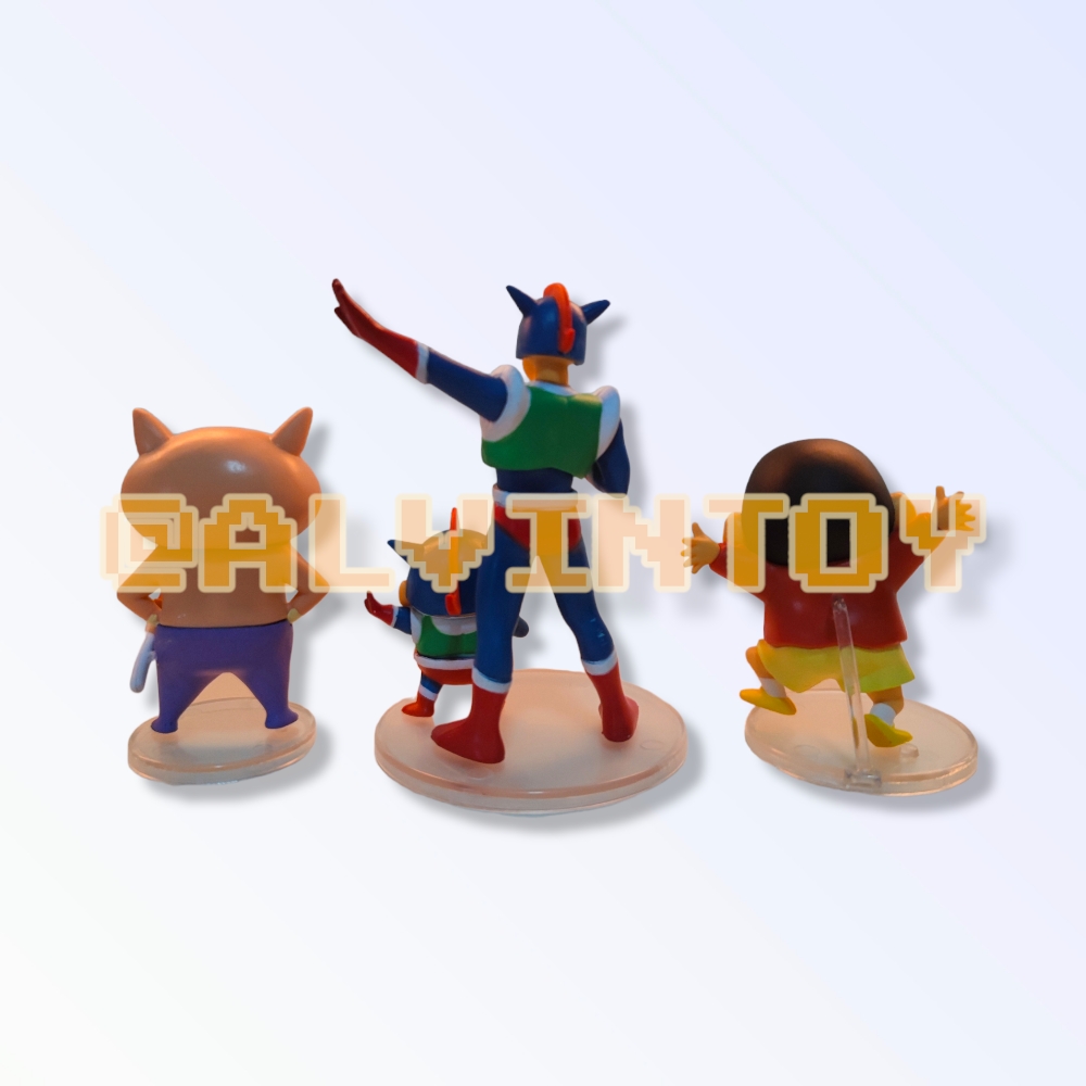 โมเดล ฟิกเกอร์ Shin-chan - ชินจังจอมแก่น ชุด 6 ตัว ขนาดความสูง 7-10 ซม.