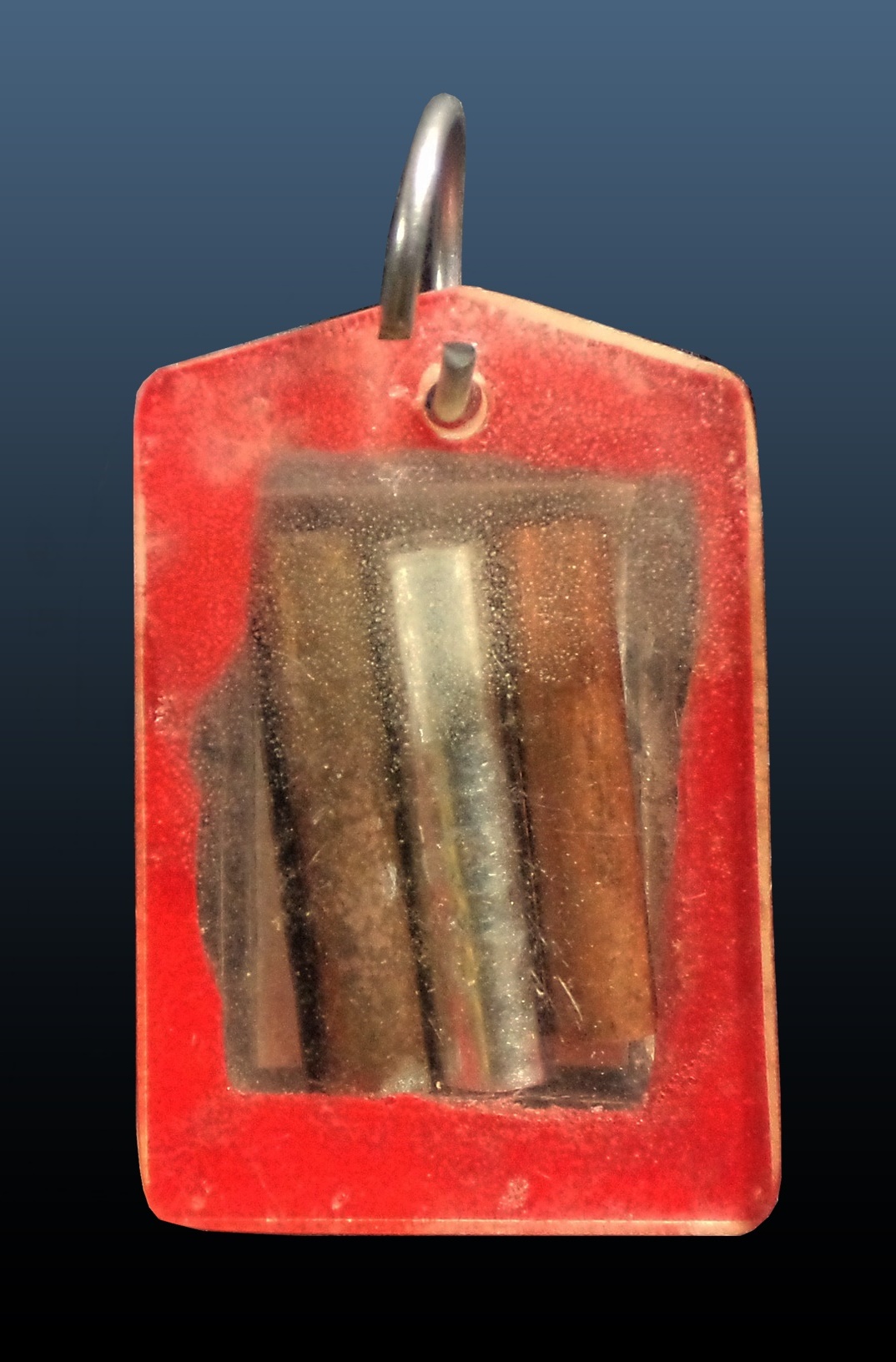 ล็อกเก็ตหลังตะกรุด หลวงพ่อปั้น วัดท่าช้าง บ้านหมี่ ลพบุรี