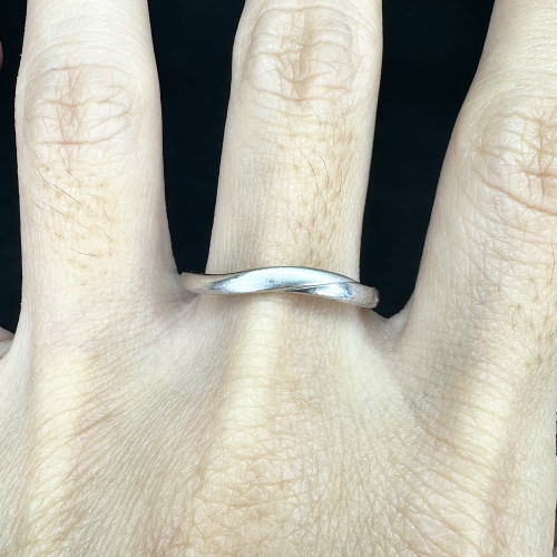 รหัส 62263 แหวน ปลอกมีด ทอง10K (41.6%) size 56.5 งานสวยมาก นน. 2.17 g