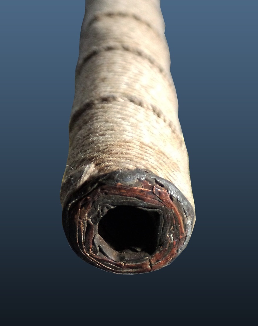 ตะกรุดโทนมหารูดมงคลชาตรี สองกษัตริย์ หลวงพ่อจง วัดหน้าต่างนอก อยุธยา เนื้อทองแดงกับตะกั่ว (ขนาด 4นิ้ว 6หุน)