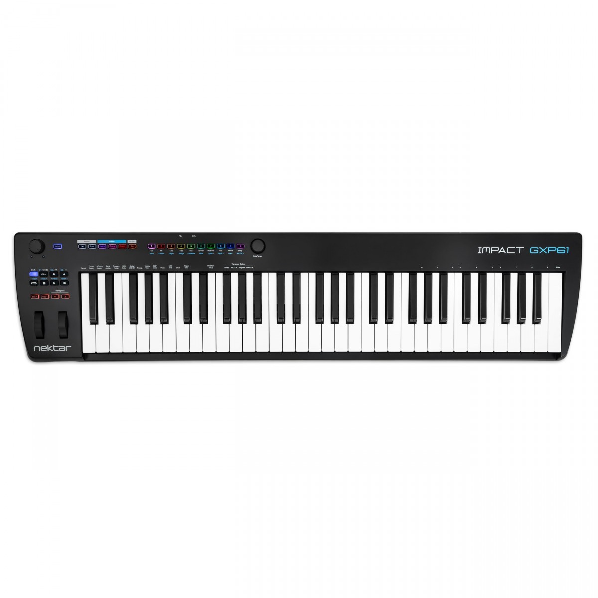Nektar IMPACT GXP61 *ของแท้ รับประกัน1ปี* มิดิคีย์บอร์ด 61 คีย์, Aftertouch,Transpose/Octave, ฟรี Cubase LE ฯลฯ, สาย USB