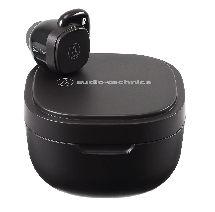 Audio-Technica ATH-SQ1TW *ของแท้รับประกัน1ปี* หูฟังอินเอียร์ True Wireless Bluetooth 5.0 ฟรี!! เอียร์บัด 4ไซส์, สายชาร์จ USB