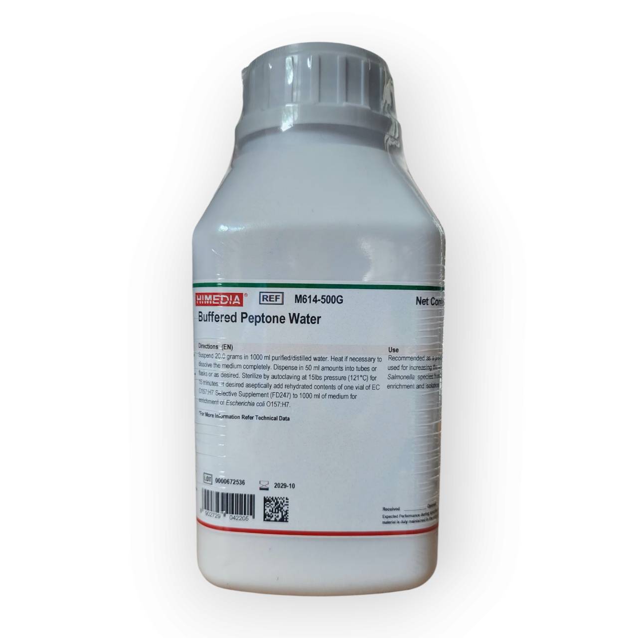 Buffered Peptone Water #M614 - Himedia