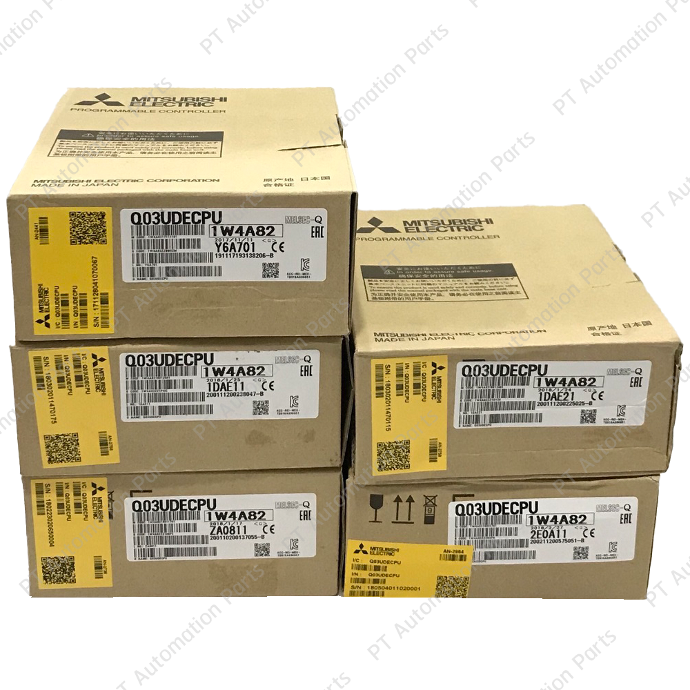 Mitsubishi Q03UDECPU CPU Unit PLC Built-in Ethernet Port 30k Steps, Programmable Controller MELSEC Q-Series Universal Model