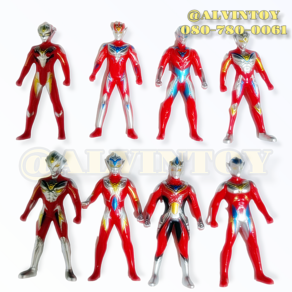 โมเดล Ultraman - อุลตร้าแมน ชุด 8 ตัว