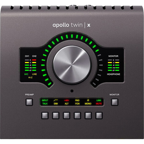 Universal Audio Apollo Twin X DUO Heritage Edition ออดิโออินเตอร์เฟส 10x6 Thunderbolt 3, ซอฟต์แวร์ UAD Plug-ins รับประกัน 1 ปี