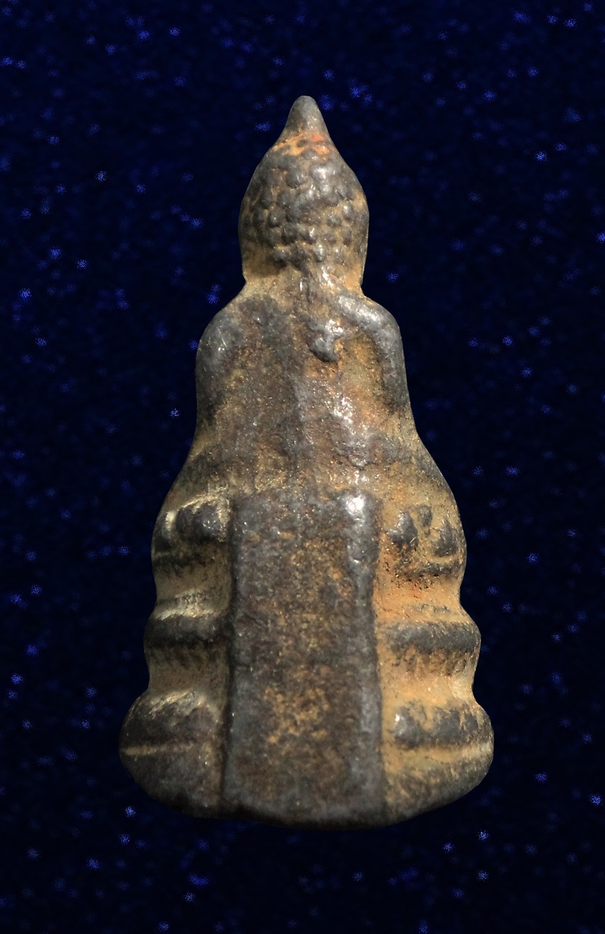 พระประธานใหญ่ เนื้อชินตะกั่ว หลวงพ่อเนียม วัดน้อย จ.สุพรรณบุรี