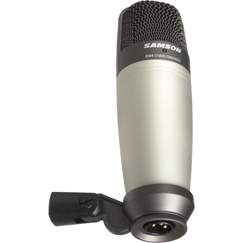 Samson C01 *ของแท้รับประกัน 1ปี* คอนเดนเซอร์ไมโครโฟน, 40 Hz-18 kHz, SPL 136dB, 200 Ohms ฟรีกล่องใส่, ตัวจับขาไมค์ ฯลฯ