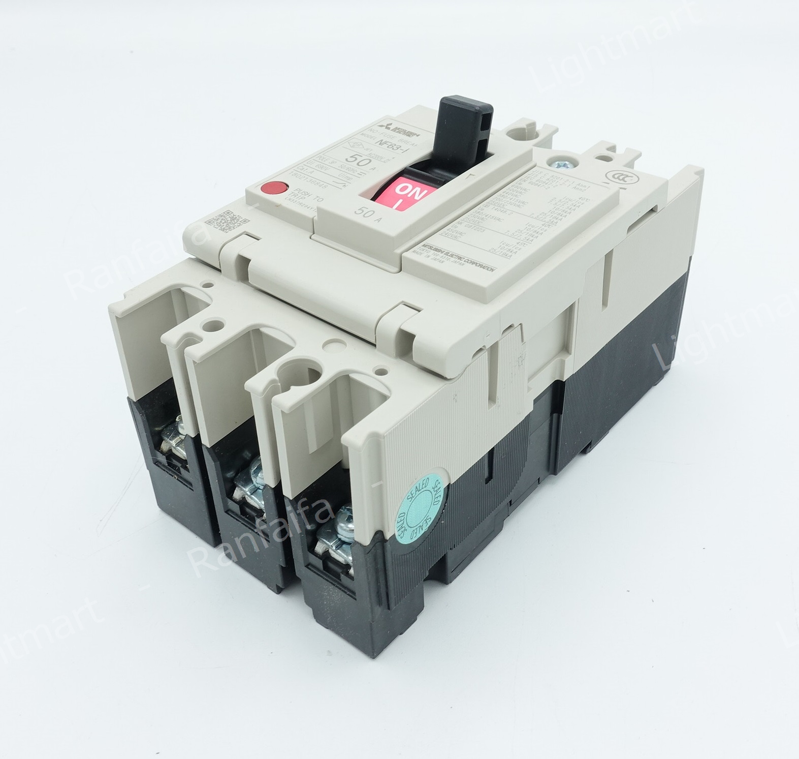 เบรกเกอร์ 3P 63HV 50A (10kA) Mitsubishi
