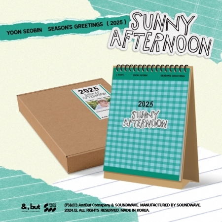 ( Pre-Order ) YOON SEOBIN SEASON'S GREETINGS 2025 ** สั่งเกิน 1 ชิ้นบวกค่าส่งเพิ่มชิ้นละ 20 บาท เนื่องจากสินค้าหนัก ** จำนวนจำกัด ** วางจำหน่าย 31 / 12 / 2024