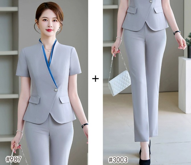 ชุดสูท ชุดพนักงานต้อนรับ ชุดออฟฟิศ ชุดพนักงานต้อนรับโรงแรม