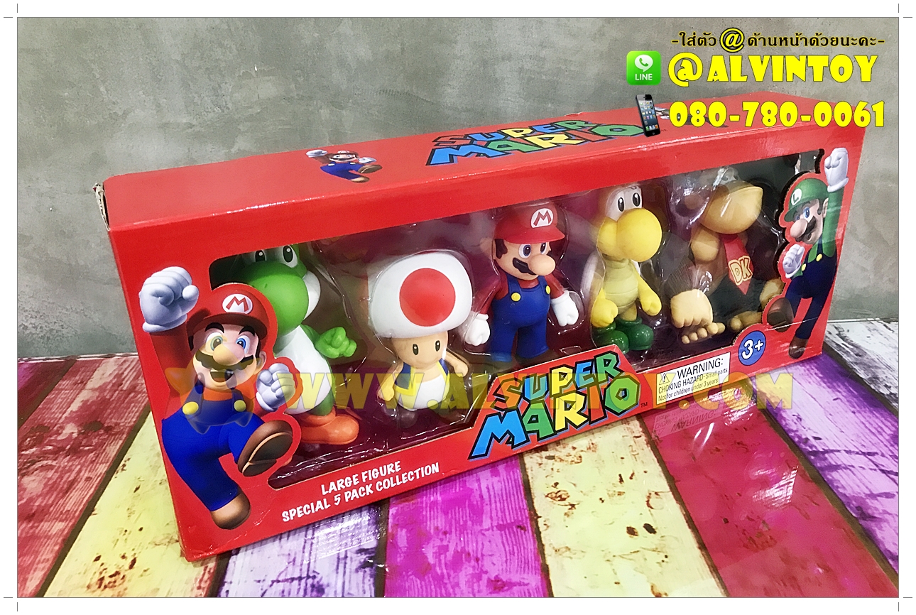 Figures Characters Mario - มาริโอ้ 5 ตัว