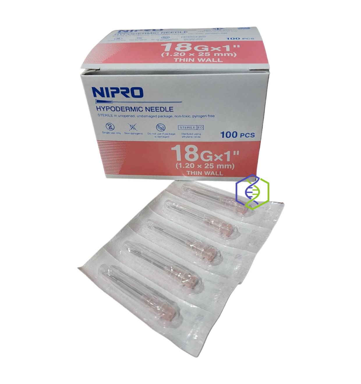 Nipro เข็มฉีดยา No.18G X 1"