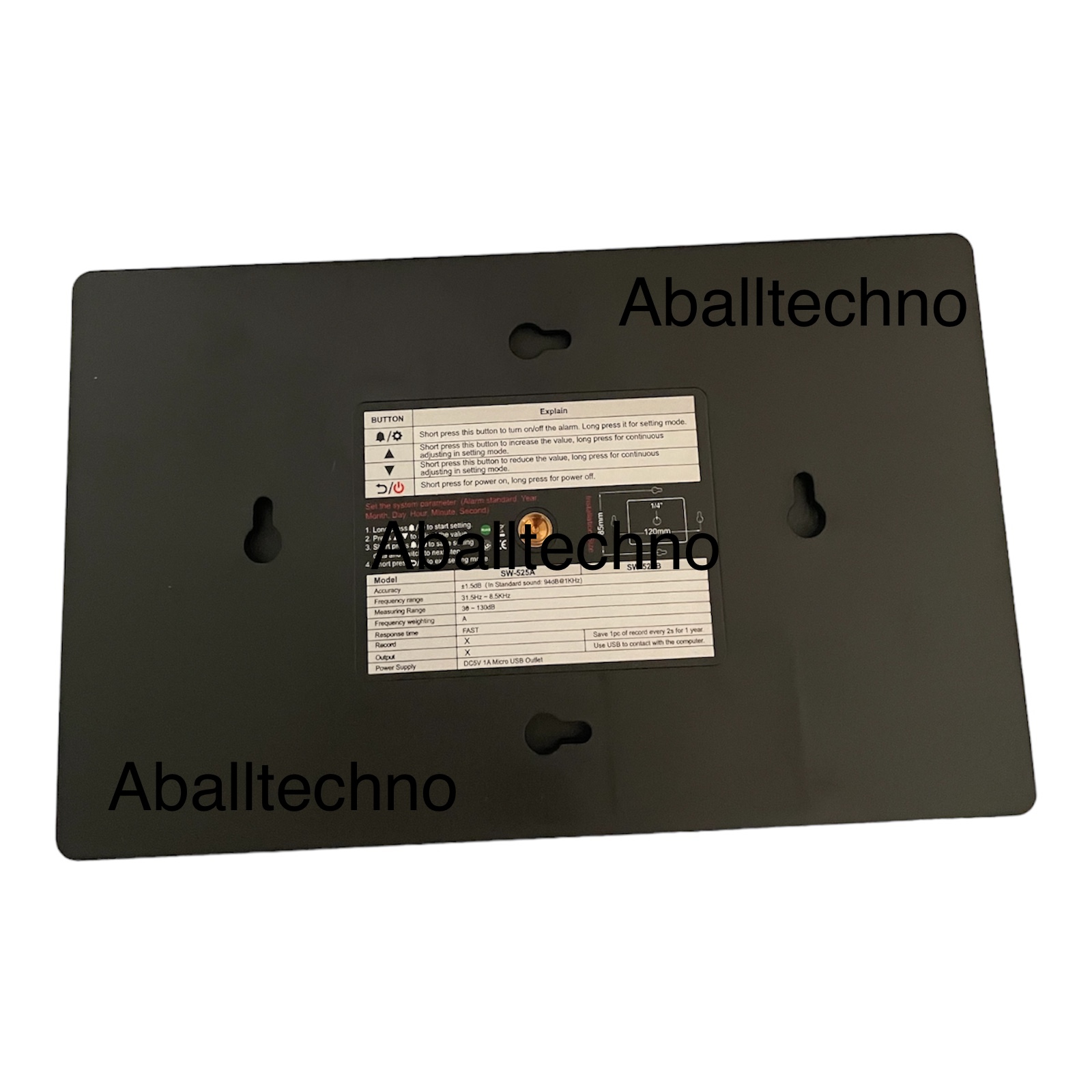 เครื่องวัดเสียงแบบติดผนัง DATALOGGER รุ่น SW-525B