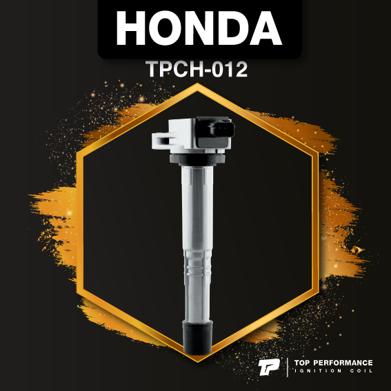(ประกัน 3 เดือน) คอยล์จุดระเบิด HONDA ACCORD G8 2.4 / ACCORD G9 2.4 HYBRID / CRV G4 2.4 / CRV G5 2.4 / K24 K24Z2 - TPCH-012 - TOP PERFORMANCE JAPAN - คอยล์หัวเทียน คอยล์ไฟ ฮอนด้า แอคคอร์ด 30520-R40-007 / 30520-5A2-A01