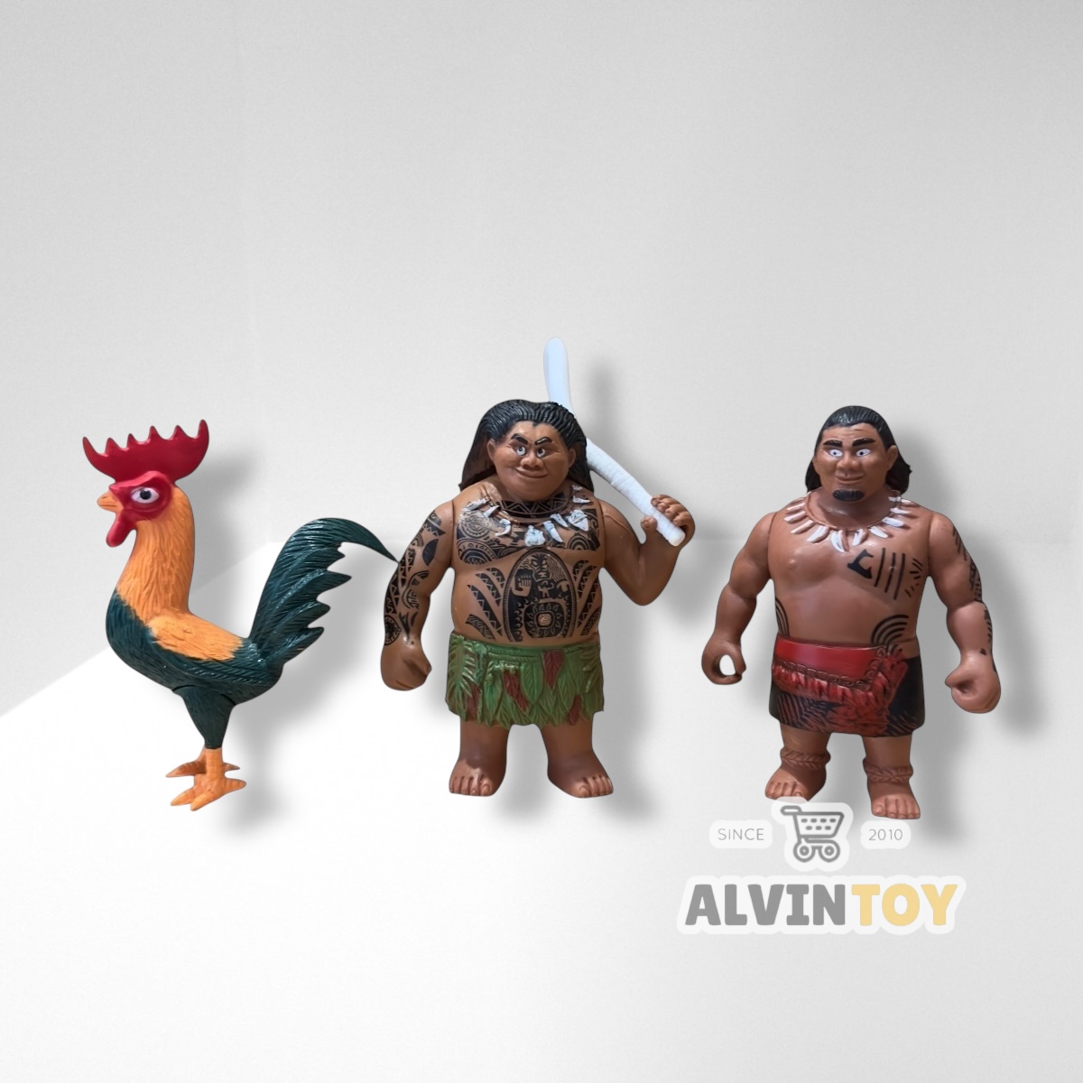Action Figure Princess Moana โมเดล โมอาน่า 2 ชุด 6 ตัว ความสูง 7-11.5 ซม.