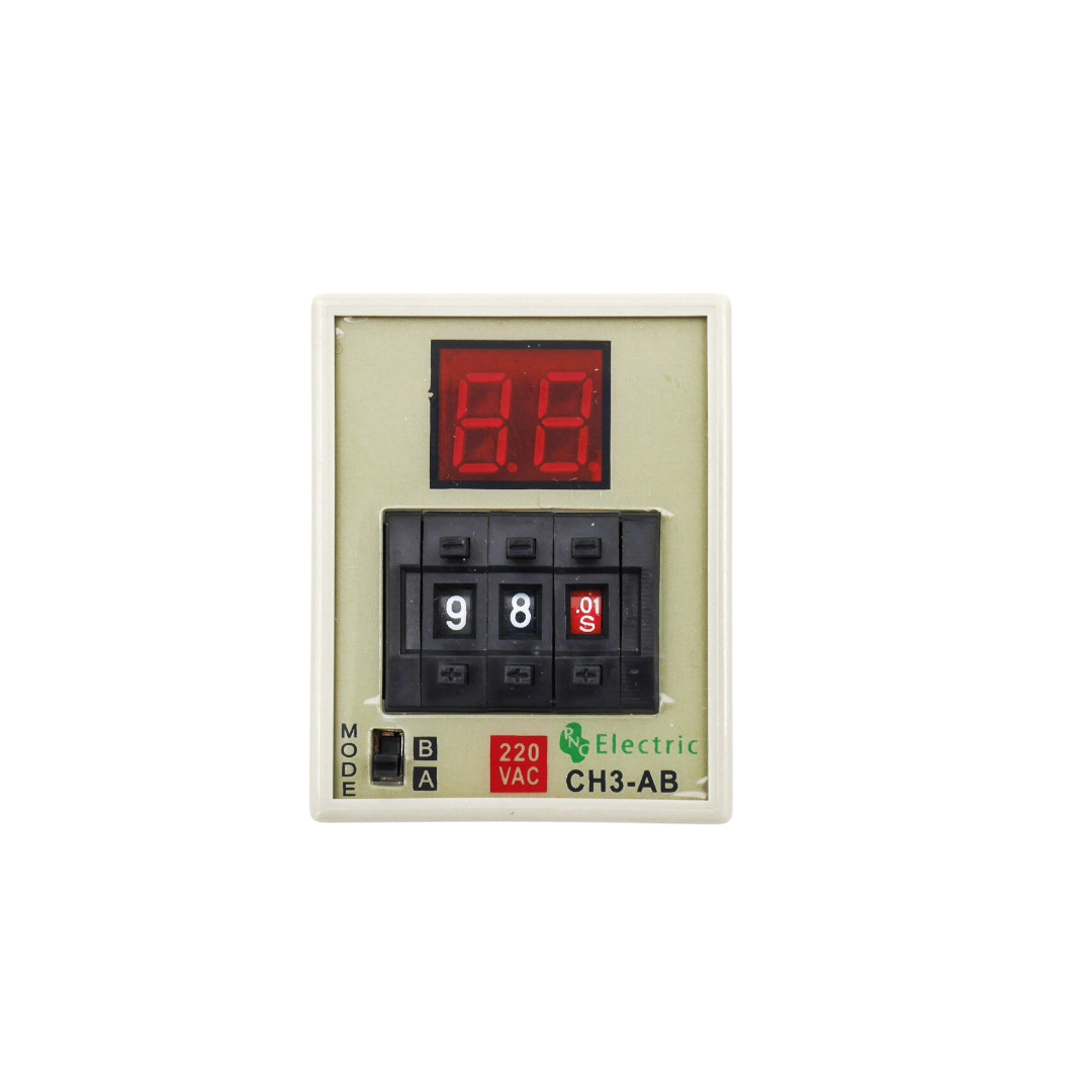 ทามเมอร์หน่วงเวลา Digital PNC CH3-AB 220V
