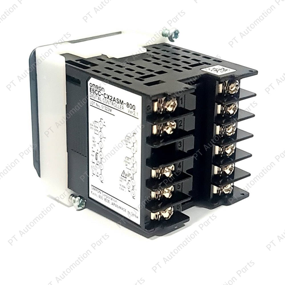 เครื่องควบคุมอุณหภูมิแบบดิจิตอล OMRON E5CC-CX2ASM-800 Digital Temperature Controller 1x Linear Current Output, 2x Auxiliary Output, 100-240VAC, Multi-Range, Size 48×48mm, Ver.2.1 E5CC