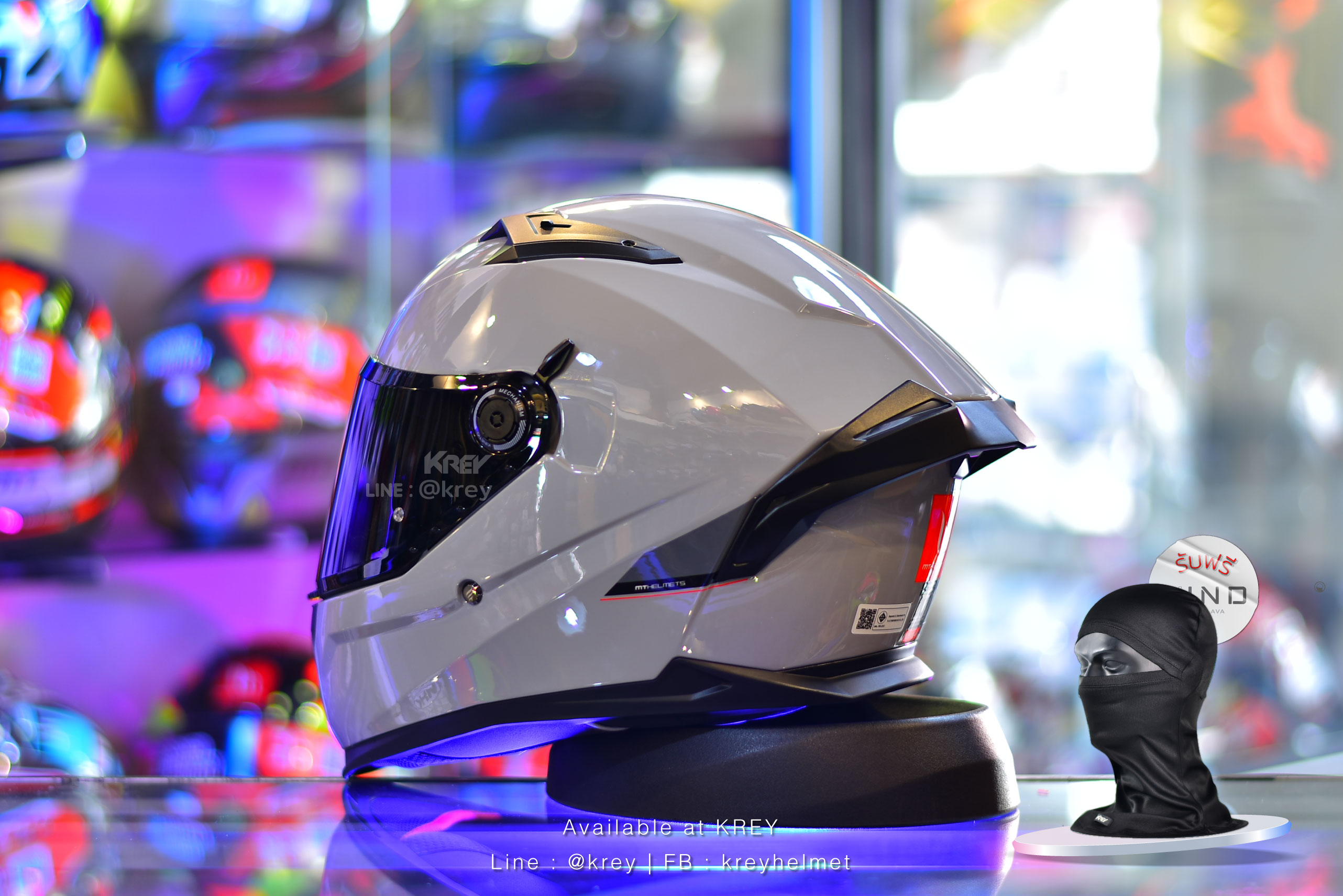 MT model BRAKER SV SOLID GLOSSY GREY