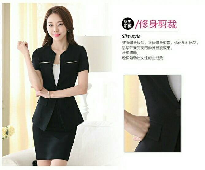 ชุดสูท ชุดพนักงานต้อนรับ ชุดออฟฟิศ