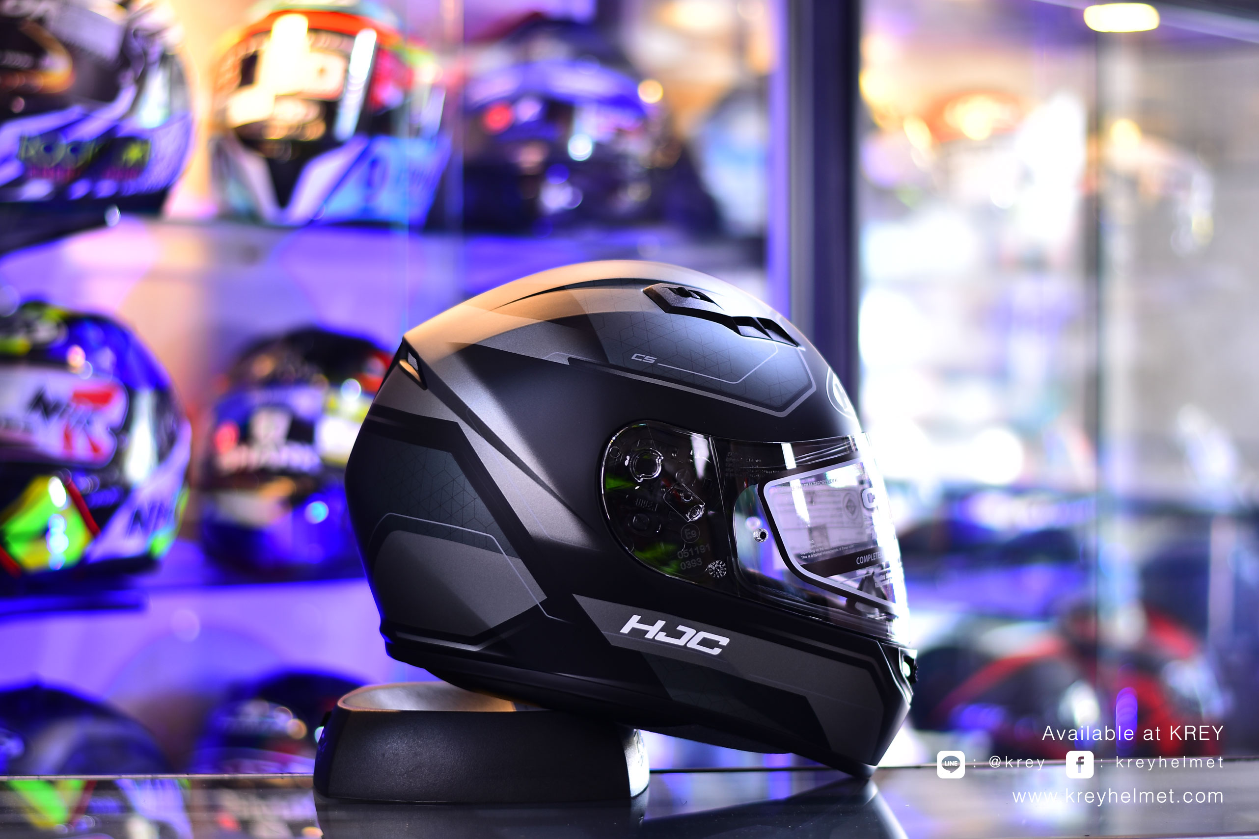 HJC model CS-15 INNO MATT GREY