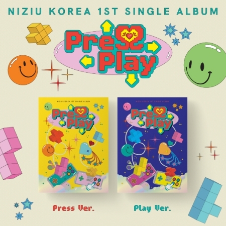 ( Pre-Order ) NiziU 1st Single Album [ Press Play ] Set 2 ver * มี Poster พับในกล่อง * วางจำหน่าย 30 / 10 / 2023