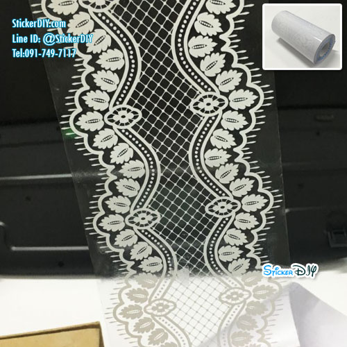 Border Transparent Wall Sticker สติ๊กเกอร์ติดผนังแต่งขอบ WP025 (กว้าง10cm.xสูง10m.)