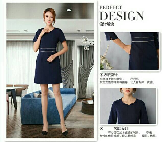 ชุดคลินิกความงาม ชุดนวดสปา ชุดพนักงานต้อนรับ