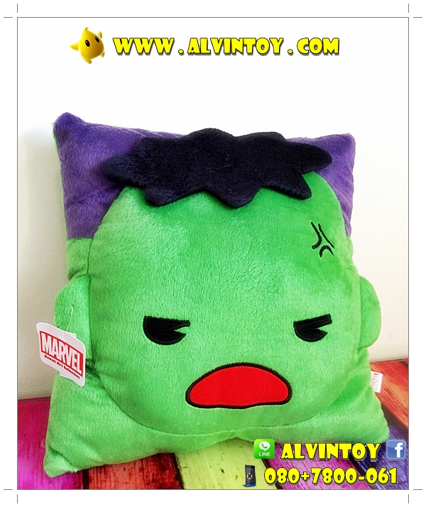 หมอนหน้าเหล่ี่ยม THE Hulk - เดอะ ฮัค