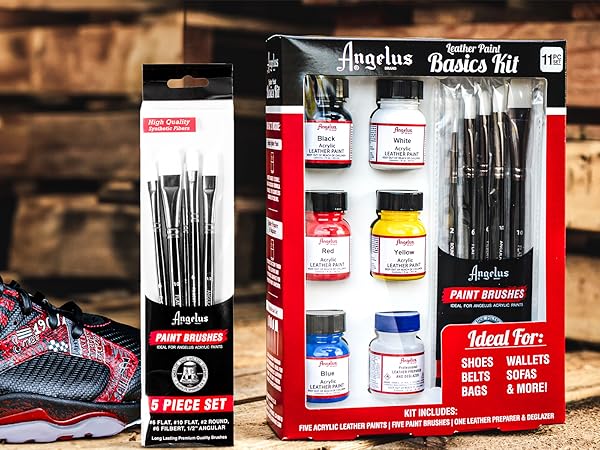 Angelus leather paint ชุดbasics kit ของแท้ usa 🇺🇸