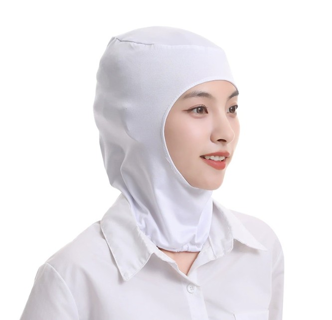 หมวกโรงงาน หมวกอนามัยป้องกันฝุ่น หมวกคลุมผม ป้องกันผมร่วง