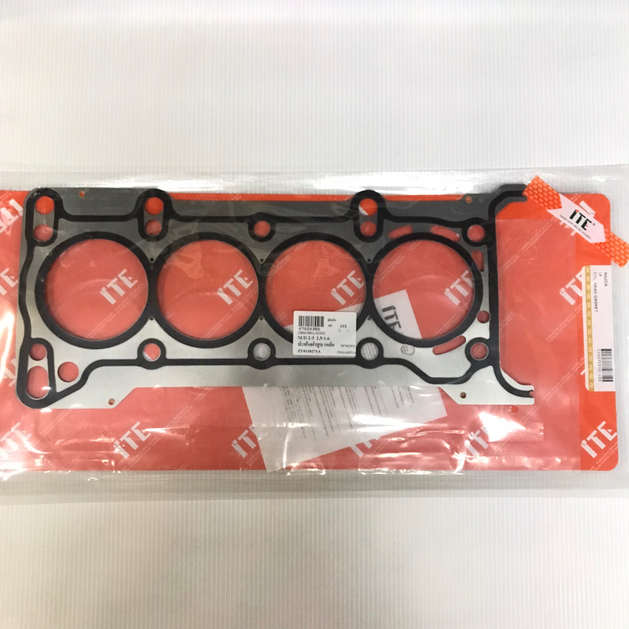 ประเก็นฝาสูบ MAZDA MAZDA 2 เครื่อง 1.5 ปี 2003 / MAZDA 3 เครื่อง 1.6 ปี 2010 / ZY-DE / ZY-VE Z6 มาสด้า ZY01-10-271 / ICH070350-I00 (แบบเหล็ก) ITE