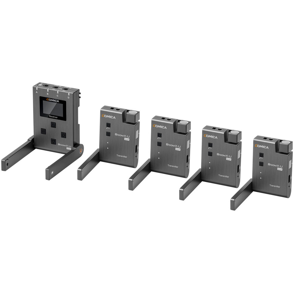 Comica BoomX-U QUA *ของแท้รับประกัน 2ปี* ไมโครโฟนไร้สาย 4-Person Wireless Microphone System for Mirrorless/DSLR Cameras