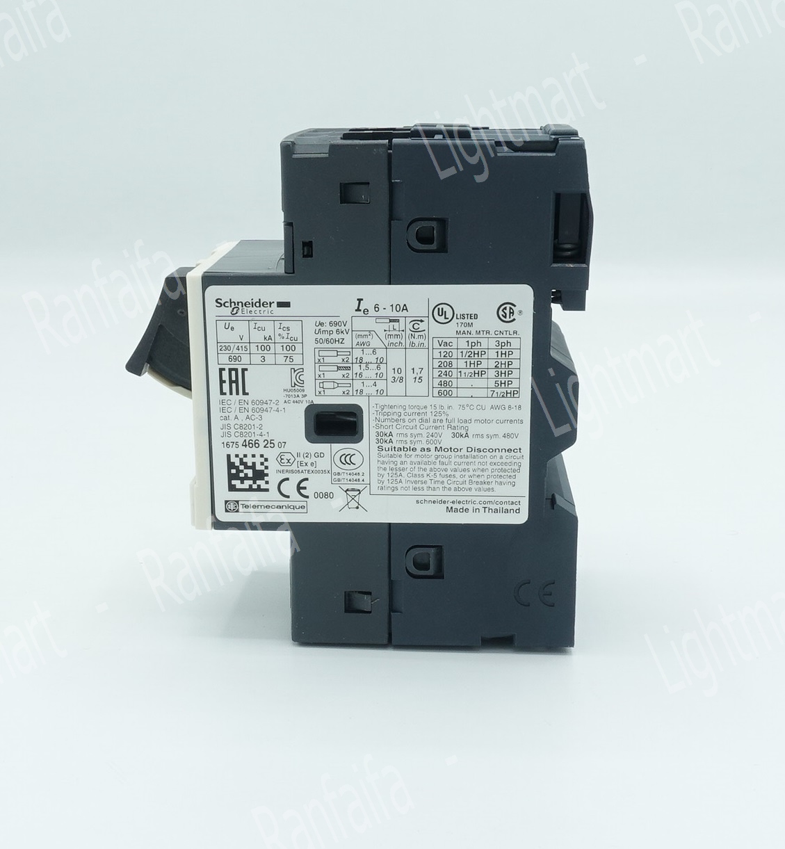 Motor Breaker GV2-ME14 (6-10A) SD