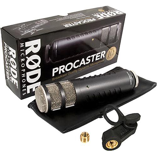 Rode Procaster ไมค์ไดนามิก สำหรับ Broadcast, Live Stream, บันทึกเสียง มีช็อกเม้าท์ในตัว ฟรี คอจับไมค์, กระเป๋าใส่ รับประกัน 1 ปี