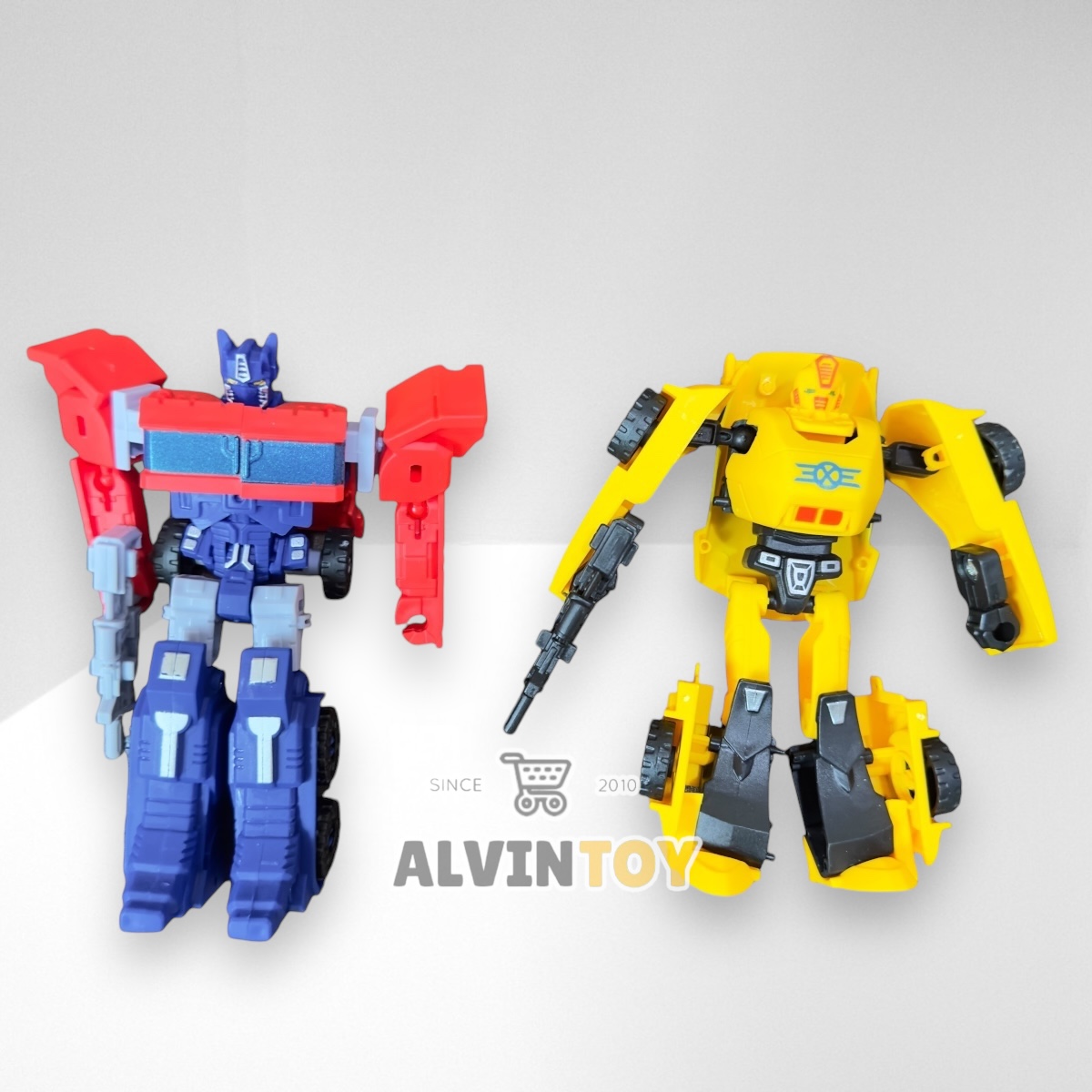 หุ่นยนต์ Transformer ทรานฟอร์เมอร์ กล่อง 4 ตัว แปลงร่างได้