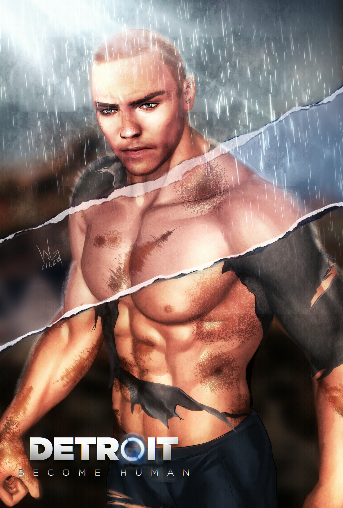 Markus : Detroit Become Human Fanart SET