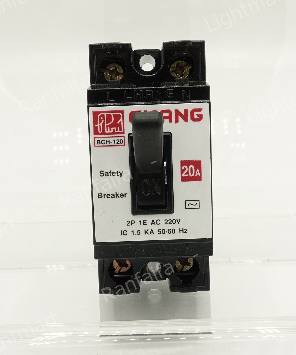 เซฟตี้เบรกเกอร์ 2P 10-30A "ช้าง"