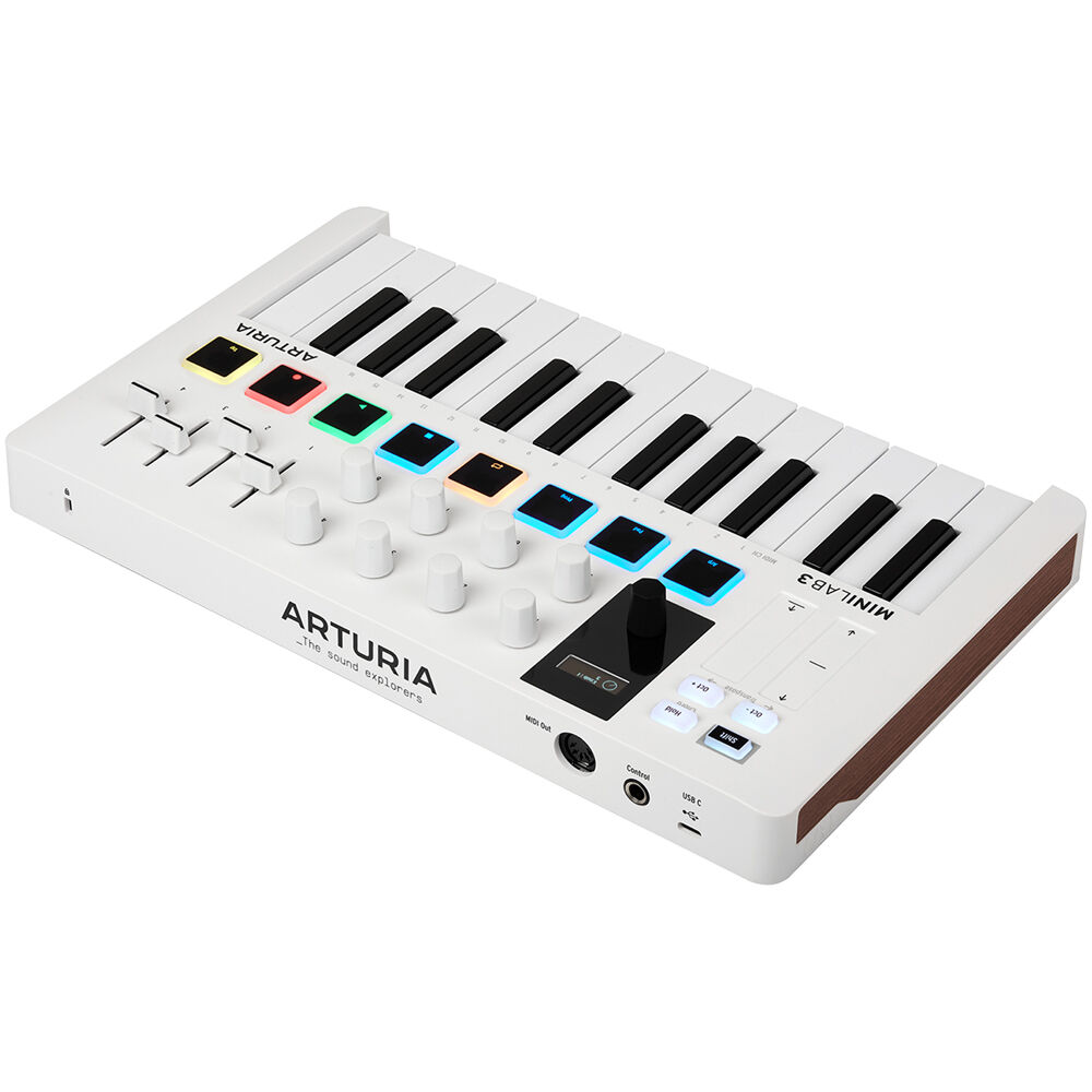 Arturia MiniLab 3 *ของแท้รับประกัน 1ปี* มิดิคีย์บอร์ดคอนโทรลเลอร์ 25 Key MIDI Keyboard Controller