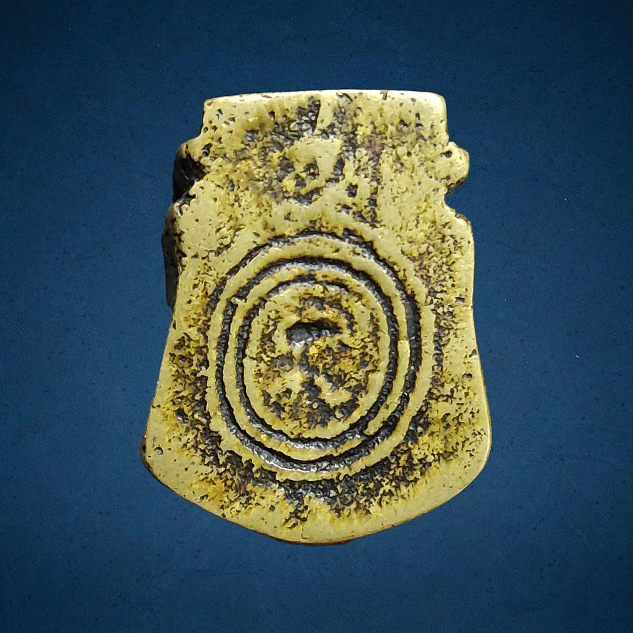 เหรียญหล่อหน้าเสือ หลวงพ่อน้อย วัดธรรมศาลา รุ่นเสริม1 ปี2510