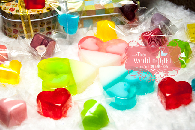 สบู่หอมหัวใจเล็ก 2.5x2.5ซ.ม.