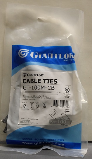 เคเบิ้ลไทร์ Cable Tie "Giantlok" สีดำ