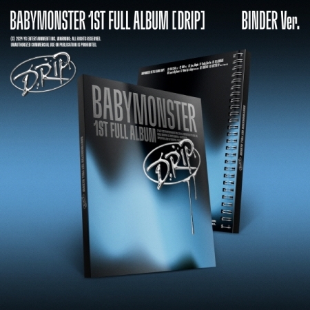 ( Pre-Order ) BABYMONSTER 1st Full Album [ DRIP ] Binder ver * ไม่มี Poster * วางจำหน่าย 1 / 11 / 2024