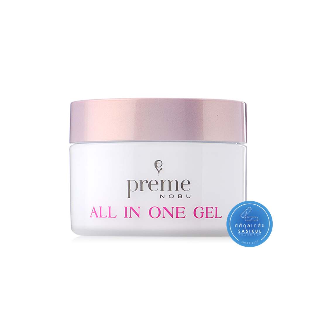 Preme Nobu All In One Gel พรีม โนบุ ออล อิน วัน เจล เจลสำหรับผิวหน้า เนื้อเจลบางเบา 30g ,15g