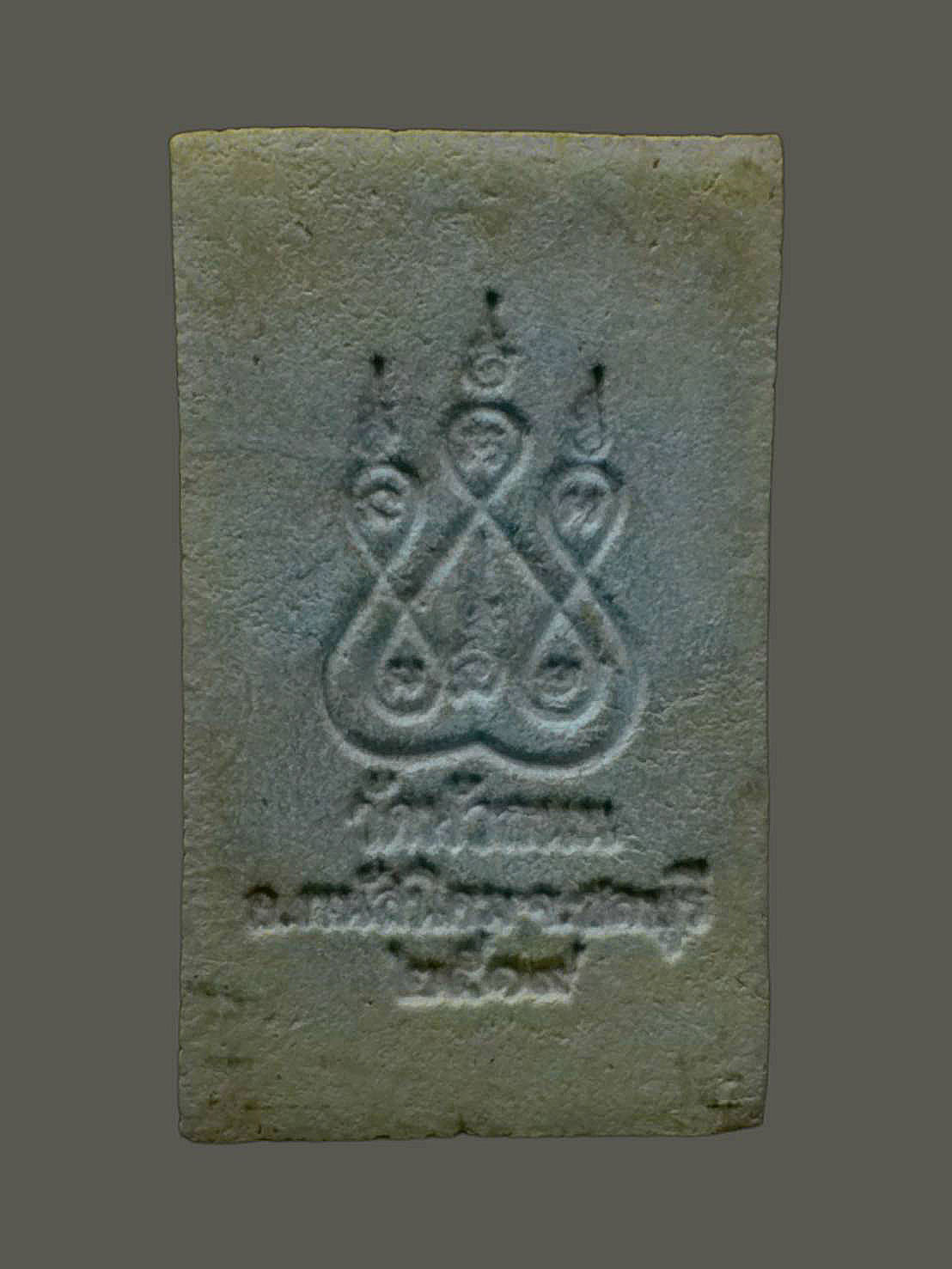 พระผงพิมพ์หลวงพ่อติ้ว วัดหัวถนน จ.ชลบุรี หลังยันต์ห้า ปี2519 หลวงปู่ทิม วัดละหารไร่ ปลุกเสก