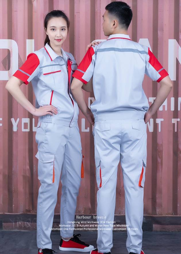 ชุดช่างวิศวกร ชุดช่างกลโรงงาน ชุดช่างก่อสร้างแถบสะท้อนแสง