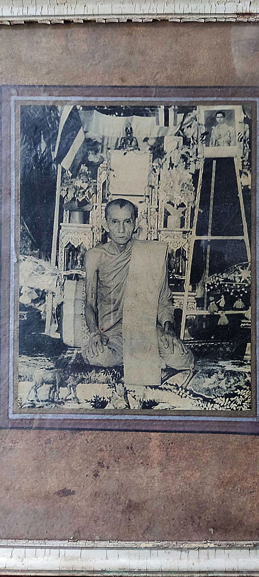 รูปถ่ายแขวนผนังหลวงพ่อกวย หลวงพ่อกวย วัดโฆสิตาราม ชัยนาท ขนาด 11x14 นิ้ว