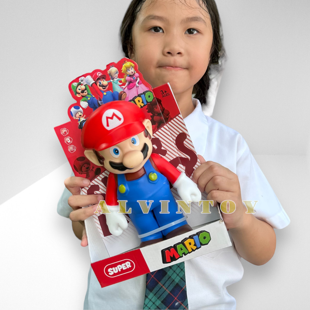 โมเดล Super Mario - ซูเปอร์มาริโอ ขนาดความสูง 21 ซม.