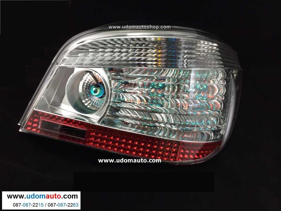 ไฟท้าย BMW E60 (สีขาว-แ ดง) ปี04- 08 / Tai llight, 520d, 523I, 525iSE